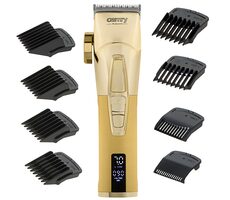 Camry CR 2835g zlatá / Zastřihovač vlasů / 8 nástavců / výdrž 180 min