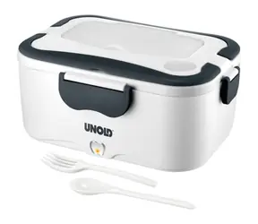 Unold 58850 bílá / Elektrický box na jídlo / 1.5 L / až 35 W / Ohřev až na 70 ° C