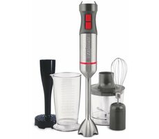 Zelmer ZHB4652 Vario stříbrná / Tyčový mixér / 1400 W / 4 nástavce / s příslušenstvím