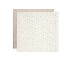 Jollein Pleny zavinovací 115x115cm Twig Wild Rose 2ks 