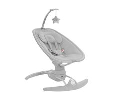 KikkaBoo Spinny Grey / Houpací lehátko elektrické / od narození do 9 kg