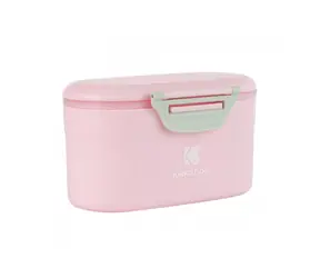 KikkaBoo Zásobník na sušené mléko s odměrkou 130g Pink