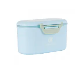 KikkaBoo Zásobník na sušené mléko s odměrkou 130g Blue