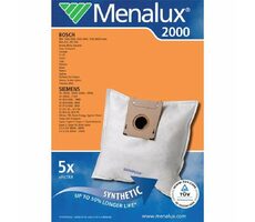 Menalux 2000 Sášky do vysavače / pro vysavače Bosch & Siemens / 5ks + filtr