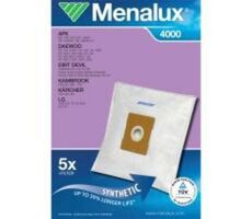 Menalux 4000 Sáčky do vysavače / pro vysavače Daewoo & De'longhi / 5ks + filtr