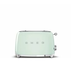 SMEG 50's Retro Style zelená / Topinkovač / 950 W / 2 sloty / 2 topinky / 6 stupňů opečení