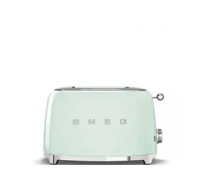 SMEG 50's Retro Style zelená / Topinkovač / 950 W / 2 sloty / 2 topinky / 6 stupňů opečení