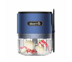 Deerma JS100 fialová / Univerzální sekáček / 40 W / 150 ml / 1500 mAh