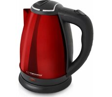 Esperanza EKK113R červená / Rychlovarná konvice / 1800W / 1.8 L / nerez a plast 