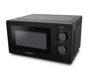Esperanza EKO011K ESTOFADO černá / Mikrovlnná trouba / 1100W / 20 L / 5 úrovní ohřevu 