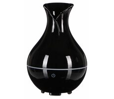 SIXTOL Bloom černý lesk / Aroma difuzer / 200ml / 6 W / Automatické vypnutí