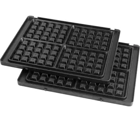 ECG ND KG 2033 Waffle set / Náhradní vaflovací desky / pro gril KG 2033 Duo Grill & Waffle / rozměry: 29x23 cm / 2 ks 