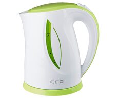 ECG RK 1758 zelená / rychlovarná konvice / 2200W / 1.7 L / plast 