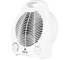 ECG TV 3030 Heat R bílá / Teplovzdušný ventilátor / 2000W / 2 topné stupně 