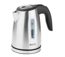 ECG RK 1050 stříbrná / rychlovarná konvice / 1500W / 1 L / nerez 
