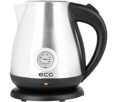 ECG RK 1705 Metallico stříbrná / rychlovarná konvice / 2200W / 1.7 L / nerez 