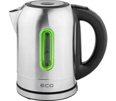 ECG RK 1785 Colore stříbrná / rychlovarná konvice / 2200W / 1.7 L / nerez 