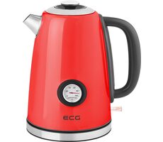 ECG RK 1700 Magnifica Corsa červená / rychlovarná konvice / 2200W / 1.7 L / nerez a plast 