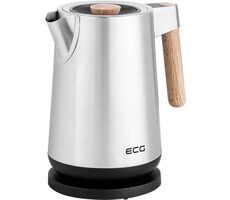 ECG RK 1767 Strix Timber / rychlovarná konvice / 2200W / 1.7 L / nerez a dřevo 