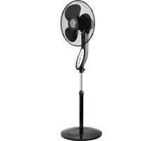 ECG FS 40 R černá / stojanový ventilátor / 50 W / 3 rychlosti / 40 cm / výška 125 cm / dálkové ovládání