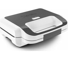 Tefal Snack XL SW7011 bílá/černá / Toustovač / 850 W / 2v1 / nepřilnavý povrch