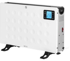 ECG TK 2080 DR bílá / Elektrické topidlo / 2000 W / 3 stupně výkonu / Turbo / dálkové ovládání 