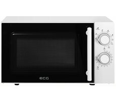 ECG MTM 2073 GWE bílá / Mikrovnná trouba / 700 W / 20 L / 6 úrovní ohřevu 