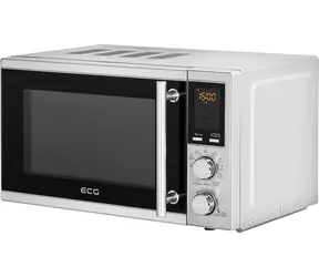 ECG MTD 2072 GSE stříbrná / Mikrovlnná trouba & gril / 700 W & 900 W / 20 L / 8 programů 