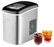ECG ICM 1253 Iceman stříbrná / Výrobník ledu / 120 W / 2 L / 11.8 kg za den 