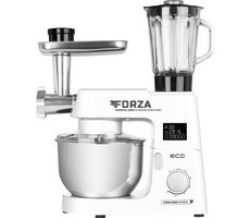 ECG FORZA 5500 Giorno Bianco bílá / kuchyňský robot / 1500 W / nerez mísa 6.5 L / 6 rychlostí 