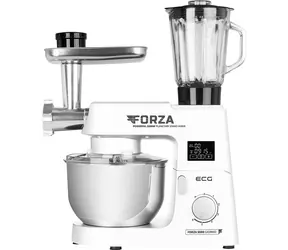 ECG FORZA 5500 Giorno Bianco bílá / kuchyňský robot / 1500 W / nerez mísa 6.5 L / 6 rychlostí 