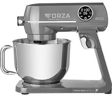 ECG FORZA 6600 Metallo Scuro / kuchyňský robot / 1800 W / nerez mísa 6.5 L / 10 rychlostí 