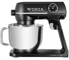 ECG FORZA 6600 Metallo Nero / kuchyňský robot / 1800 W / nerez mísa 6.5 L / 10 rychlostí 