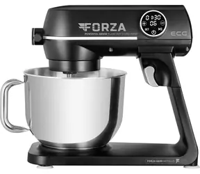 ECG FORZA 6600 Metallo Nero / kuchyňský robot / 1800 W / nerez mísa 6.5 L / 10 rychlostí 