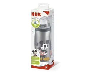 NUK Láhev na pití 450 ml Mickey Mouse šedá