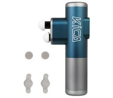 KiCA 3 masážní pistole modrá / 3 režimy / 3 výměnné hlavice / USB-C