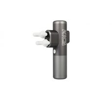 KiCA 3 masážní pistole šedá / 2 masážní hlavice / 3 režimy / 3 výmněnné hlavice / USB-C 
