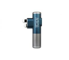 KiCA Pro masážní pistole modrá / 2 masážní hlavice / 3 režimy / 3 výměnné hlavice / USB-C 