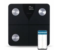 Salente SlimFit černá / osobní diagnostická fitness váha / 180kg /Bluetooth