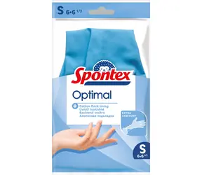 Spontex Optimal (Velikost S) / Ochranné rukavice na úklid / 1 pár