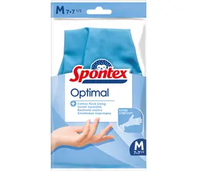 Spontex Optimal (Velikost M) / Ochranné rukavice na úklid / 1 pár