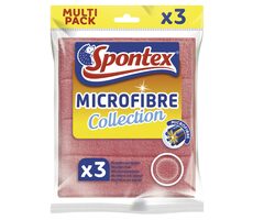 Spontex 12233001 Sada utěrek z mikrovlákna (3 ks) 