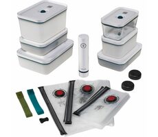 Zwilling 36815-015-0 Fresh & Save Family vakuovací set / 6 boxů různé velikosti & 7 sáčků různé velikosti / plast  / doprodej