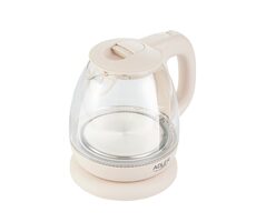 Adler AD 1283C bílá / Rychlovarná konvice / 1100W / 1 L / sklo