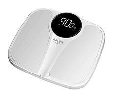 Adler AD 8172w bílá / Osobní váha / až 180 kg / 4x AAA