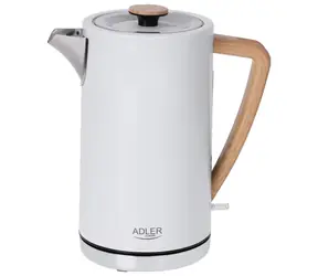 Adler AD 1347w bílá / Rychlovarná konvice / 2200W / 1.5 L