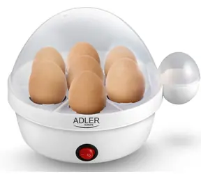 Adler AD 4459 bílá / Vařič vajec / 450W / až 7 vajec
