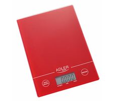 Adler AD 3138 červená / Kuchyňská váha / až 5 kg