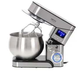 Camry CR 4223 stříbrná / Kuchyňský robot / 2000 W / 5 l / 6 rychlostí