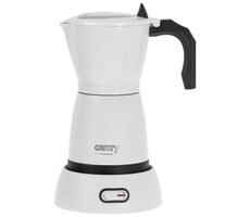 Camry CR 4415b Elektrická moka konvička na 6 šálků 300 ml bílá